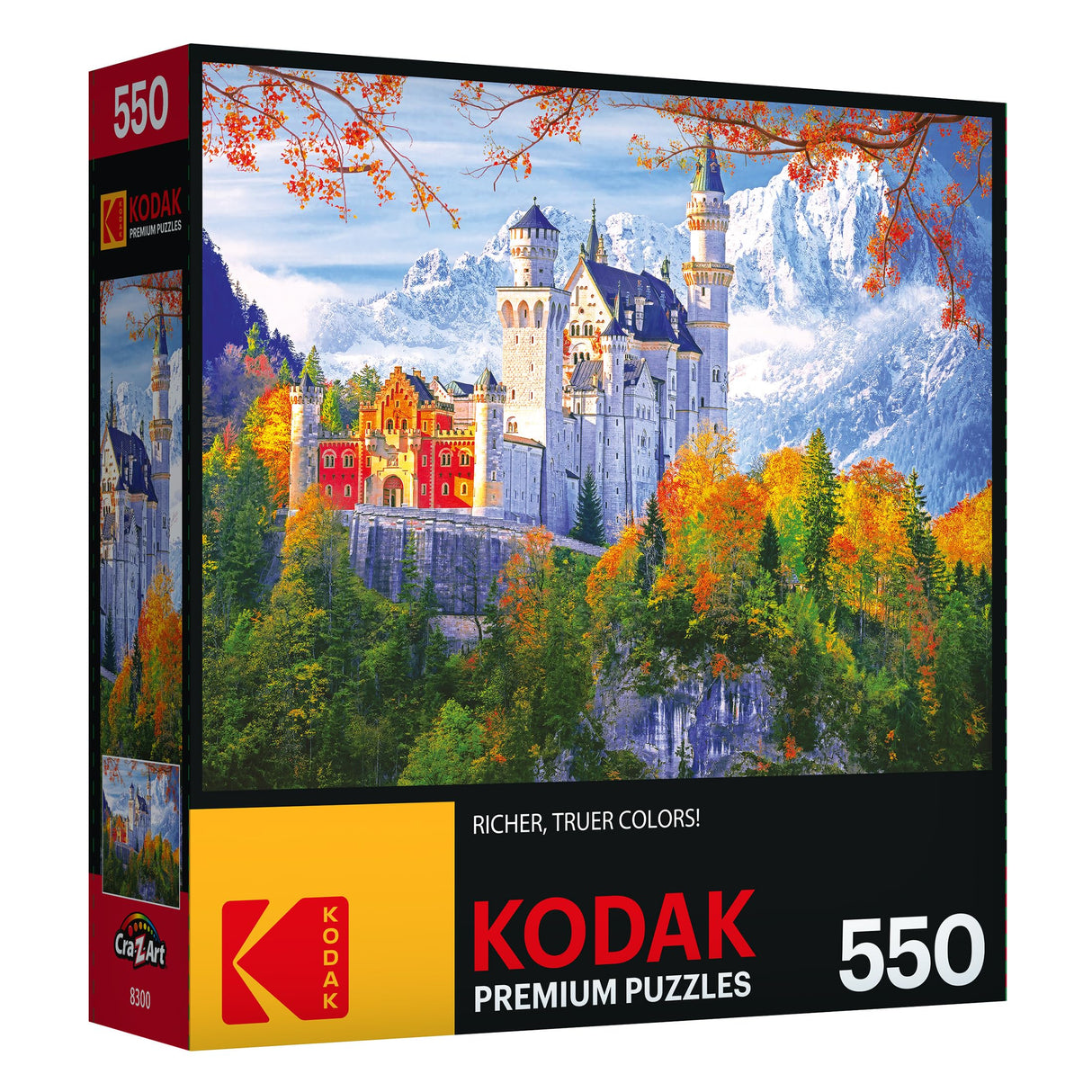 RoseArt - Kodak Premium - Castle, WA - 550 Piece Jigsaw Puzzle for Adults RoseArt