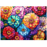 500 Piece Puzzle for Adults Puzzle Flowers, Recycled Cardboar Jigsaw Puzzles 500 Pieces Children Elderly, Family Activity Game Great Gift for Mom Dad Friend Difficult Puzzles Size 20.5 x 15 inches Biarek