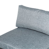 Outsunny 5-Piece Patio Furniture Set with Cushions, Outdoor PE Rattan Wicker Sofa Set, Sectional Furniture with Pillows, Glass Coffee Table for Garden, Backyard, Mixed Gray Outsunny