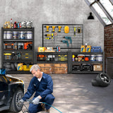 Garage Shelving,24"D x 48"W x 72"H Garage Storage Shelves 3000LBS Heavy Duty Metal Shelf Organizer Storage 5 Tier Adjustable Shelves for Industrial,Warehouse,Basement Garage Racks Tool Shelf Unit Bezuny