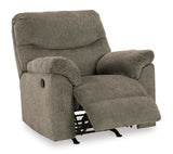 Signature Design by Ashley Alphons Transitional Polyester Tufted Rocker Recliner, Gray Signature Design by Ashley