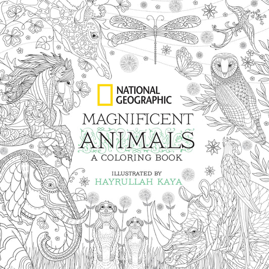 National Geographic Magnificent Animals: A Coloring Book