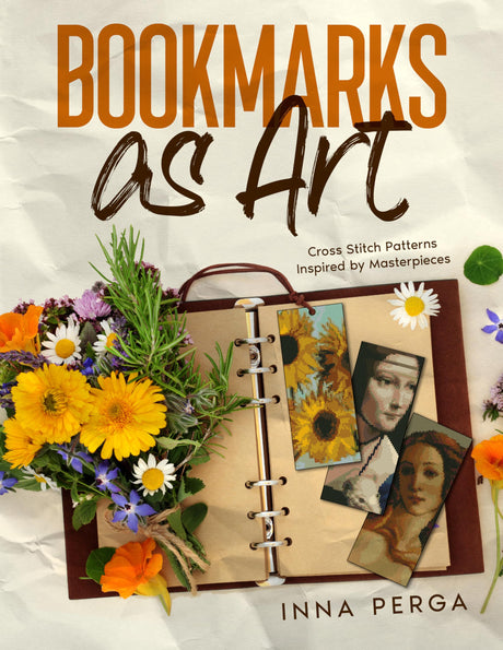 Bookmarks as Art: Cross Stitch Patterns Inspired by Masterpieces (Miniature Painting Cross Stitch Patterns Book 2) WoodArtSupply