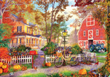 Buffalo Games - Dominic Davison - Autumn Farmhouse - 500 Piece Jigsaw Puzzle For Adults -Challenging Puzzle Perfect for Game Nights - Finished Size is 21.25 x 15.00 Buffalo Games