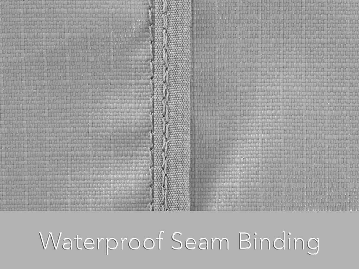 Covermates Round Hot Tub Cover - Heavy-Duty Polyester, Weather Resistant, Drawcord Hem, Outdoor Living Covers, 80DIAMETER x 14H, Ripstop Grey Covermates