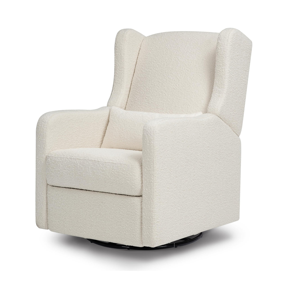 Davinci Carter’s Arlo 270° Swivel Rocker Recliner Chair - GREENGUARD Gold, FSC & Certi-PUR US Certified - Ultra Comfy Nursery Glider Recliner - Glider Rocking Chair for Nursery and Living Room, Ivory DaVinci