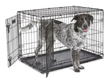 MidWest Homes for Pets Newly Enhanced Double Door iCrate Dog Crate, Includes Leak-Proof Pan, Floor Protecting Feet, Divider Panel & New Patented Features MidWest Homes for Pets