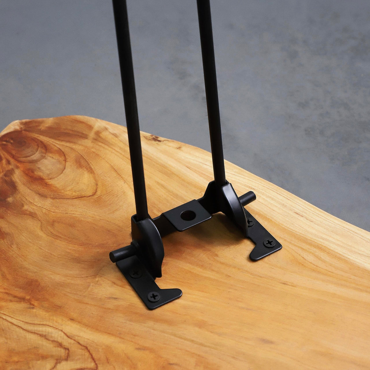 [PJ Collection] Live Edge Coffee Table, Small Coffee Table, Foldable Lightweight Side Table, Natural Wood Coffee Table, Live Edge Table, Handcrafted, No Assembly Needed PJCOLL