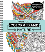 Color & Frame - Nature (Adult Coloring Book) New Seasons