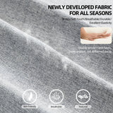 Mondschein Gaming Chair with Pocket Spring, Fabric Office Chair Massage Computer Chair with Footrest, High Back Ergonomic Reclining Desk Chair Racing Game PC Chair Adjustable Armrest Headrest (Grey) Mondschein