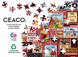 Ceaco - Tracy Flickinger - BBQ Collage - 1000 Larger Sized Piece Jigsaw Puzzle Ceaco