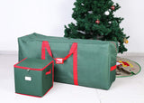 Joiedomi 48" Christmas Tree Storage Bag & 64-Slot Ornament Storage Set, Fits Up to 7.5 ft Disassembled Artificial Christmas Tree, Durable Oxford Material with Carry Handles, Zippered Closure (Green) Joiedomi