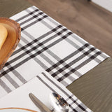 DII Home Sweet Farmhouse Plaid Tabletop Collection, Table Runner, 14x72, Black DII