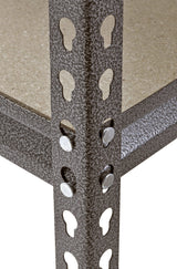 Muscle Rack UR361872PB5PAZ-SV Silver Vein Steel Storage Rack, 5 Adjustable Shelves, 4000 lb. Capacity, 72" Height x 36" Width x 18" Depth Muscle Rack