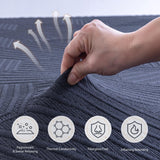 Dyonery California King 14 Inch Hybrid Memory Foam Mattress, Cooling Fabric Cover, Made in USA, CertiPUR-US Certified, Copper-Gel AeroFusion Memory Foam, Individually Pocketed Springs, 72”x84” Dyonery