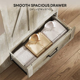 LIKIMIO Armoire Wardrobe Closet 70 Inches, Large Storage with Mirror, 2 Doors, Drawer, and Shelves, Modern Bedroom Freestanding Wooden Wardrobe Combination with Hanging Rail, Rustic Maple LIKIMIO