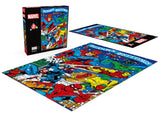 Buffalo Games - Marvel - Season's Greeting from The Avengers - 500 Piece Jigsaw Puzzle for Adults -Challenging Puzzle Perfect for Game Nights - Finished Size is 21.25 x 15.00 Buffalo Games