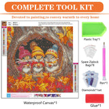 igoodom Diamond Art Kits for Adults, Fall Diamond Painting Kit, Full Drill Round Autumn Diamond Art Kits, DIY Gem Art and Crafts for Home Wall Decor Gift 14x14inch igoodom