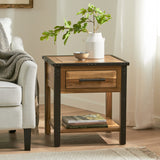 Christopher Knight Home Luna Acacia Wood One Drawer End Table, Natural Stain Christopher Knight Home
