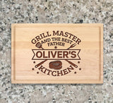 Personalized Cutting Board For Dad Custom Cutting Board Fathers Day Chopping Board Wood Engraved Butcher Cutting Board TEEAMORE