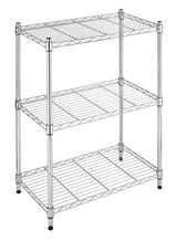 Whitmor 3-Wire Shelving Unit, Metal Storage Shelves, Easy Assembly Home Organizer for Pantry, Kitchen, Garage, Plant Whitmor