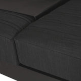 Christopher Knight Home Giovanna Outdoor 3 Seater Sofa, Dark Grey + Natural + Black Anodize Christopher Knight Home