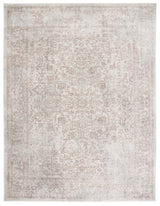 SAFAVIEH Area Rug 8x10 - Evoke Collection - Large - Ivory & Taupe, Distressed Design, Non-Shedding & Easy Cleaning, Ideal for Living Room, Bedroom, Dining Space (EVK256E) SAFAVIEH