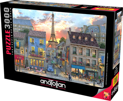 Anatolian 3000Piece Jigsaw Puzzle - Streets of Paris Jigsaw Puzzle, Brown/a (ANA4910)