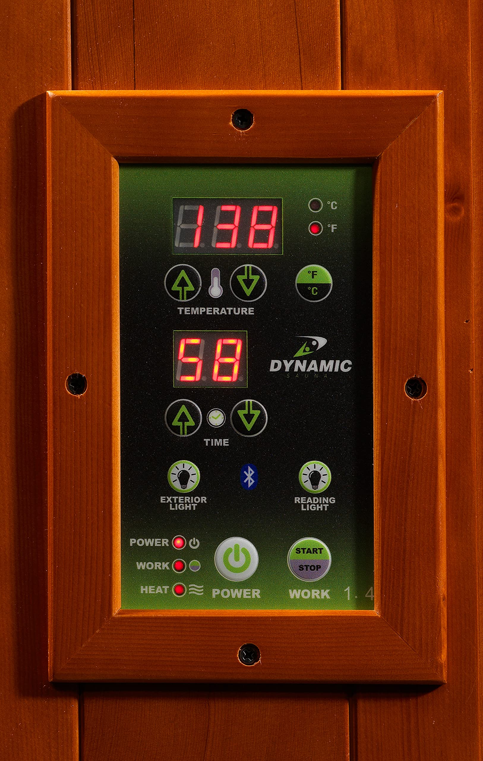 Dynamic Lugano 3-Person Low EMF (Under 8MG) FAR Infrared Sauna (Canadian Hemlock) - WoodArtSupply