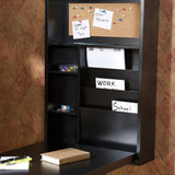SEI Furniture Convertible Desk, 32.00 in. H x 22.00 in. W x 6.00 in. D, Black SEI Furniture