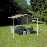 Patio Paradise 9' x 18' Straight Edge Sun Shade Sail, Brown Rectangle Outdoor Shade Cloth Pergola Cover UV Block Fabric - Custom 3 Year Warrenty Patio