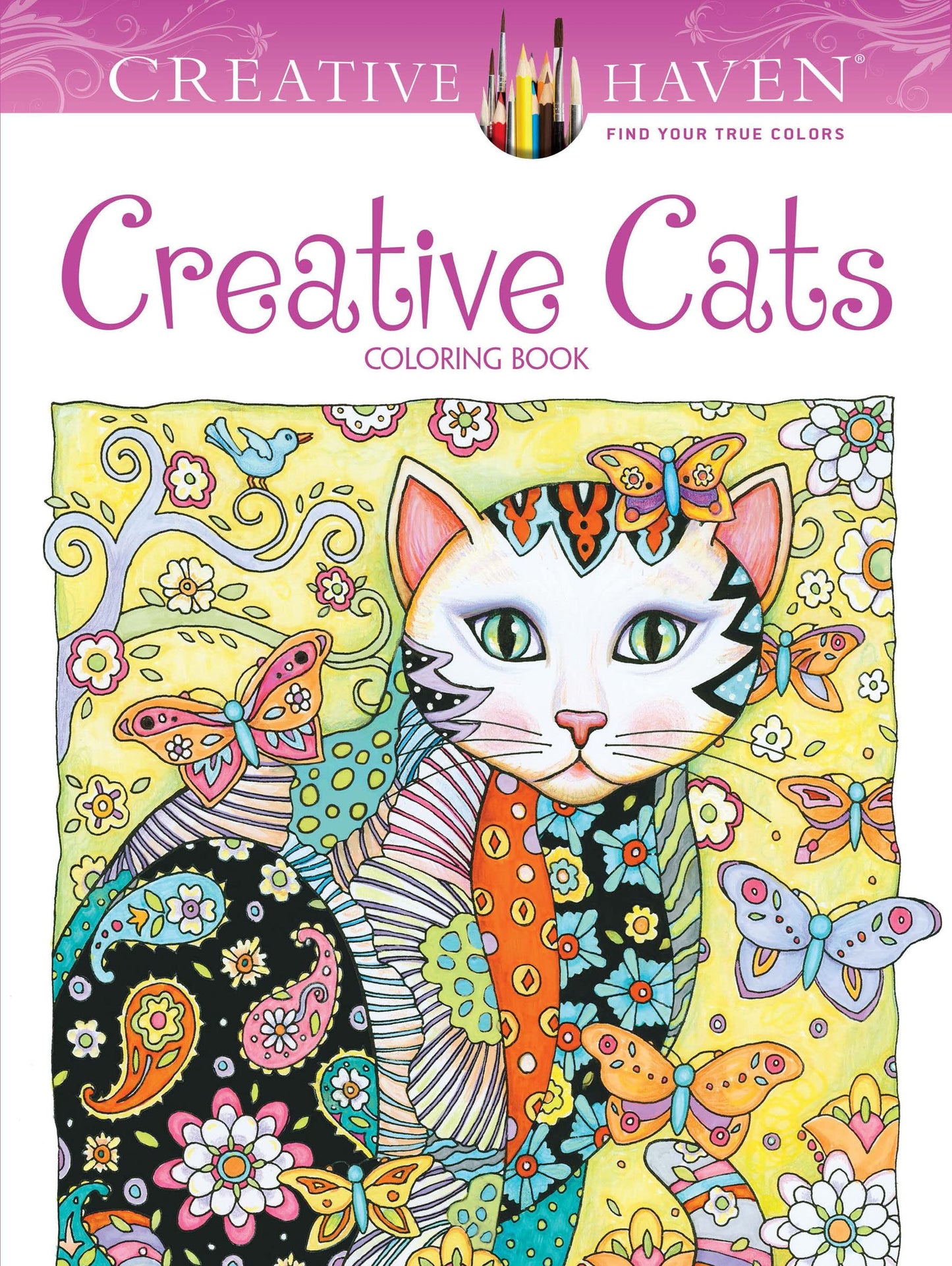 Creative Haven Creative Cats Coloring Book (Adult Coloring Books: Pets)