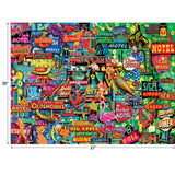 RoseArt - Kodak Premium - Neon Signs - 1000 Piece Jigsaw Puzzle for Adults Cra-Z-Art