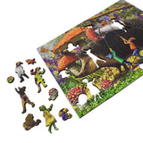Wooden Jigsaw Puzzlе for Adults - Uniquely Shaped Pieces - Made in The USA by FoxSmartBox - 240 Pieces - Majestic Harvest FoxSmartBox