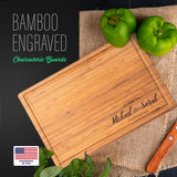Personalized Cutting Board Customized Charcuterie Board Perfect for Weddings, Anniversaries, and Housewarmings Includes Gift Box and Stands. BrightTexts