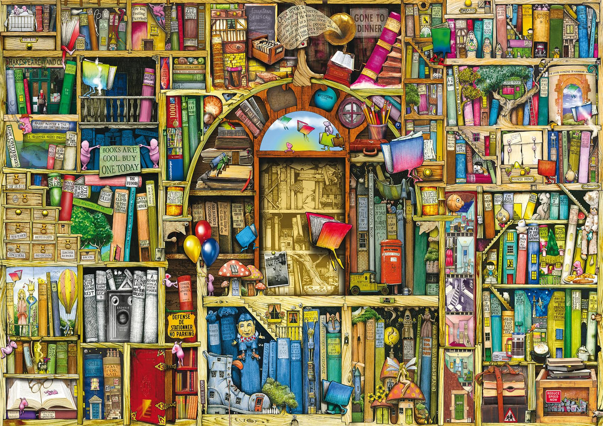 Ravensburger The Bizarre Bookshop 2 1000 Piece Jigsaw Puzzle for Adults - 12000300 - Handcrafted Tooling, Made in Germany, Every Piece Fits Together Perfectly Ravensburger