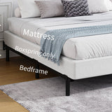 HUEIIS King Box Spring 9 Inch High Profile Strong Metal Frame Mattress Foundation, Quiet Noise-Free,Easy Assembly, 3000lbs Max Weight Capacity HUEIIS