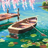 Dimensions 73-91491 Willow Spring Beauty Paint by Numbers for Adults, 14'' W x 11'' L Dimensions