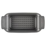 Rachael Ray Bakeware Meatloaf/Nonstick Baking Loaf Pan with Insert, 9 Inch x 5 Inch, Gray Rachael Ray