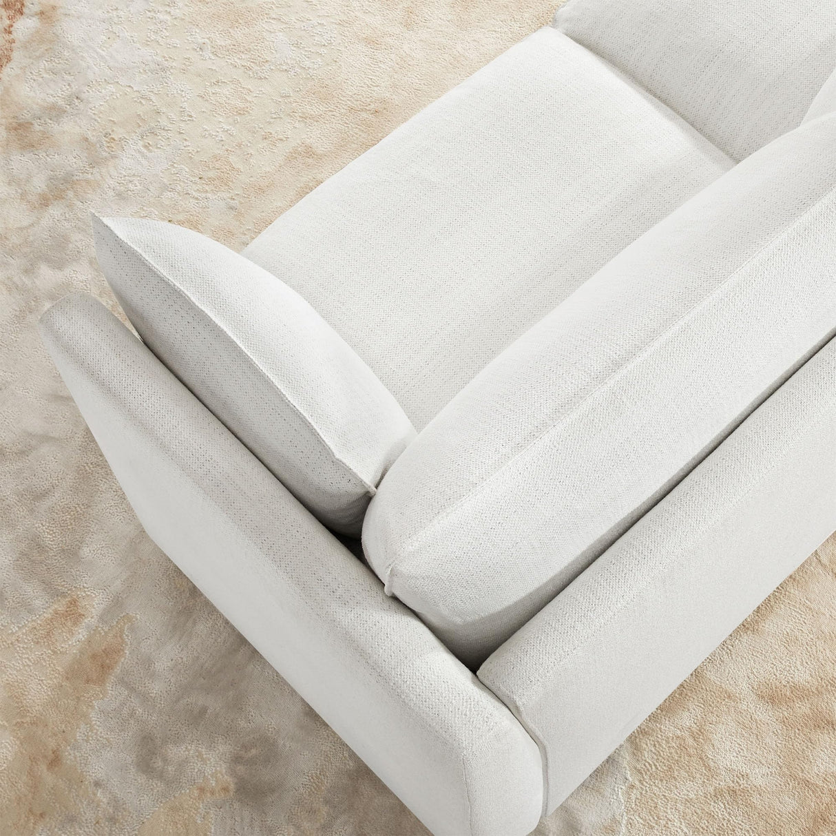 CHITA Sectional Modular Down Filled L Shape Sofa, Comfty Feather L Shape Cloud Couch,FSC Certified L Shaped Couch for Living Room, 114 inch Width,4 Seat with Storage Ottoman, Cream CHITA