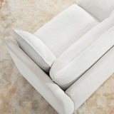 CHITA Sectional Modular Down Filled L Shape Sofa, Comfty Feather L Shape Cloud Couch,FSC Certified L Shaped Couch for Living Room, 114 inch Width,4 Seat with Storage Ottoman, Cream CHITA