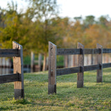 LADECH 4x4 Fence Post Anchor 36' Black Powder Coated Metal Ground Spike Mailbox Post Anchors Pack of 4 LADECH