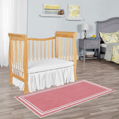 Dream On Me Violet 4-In-1 Convertible Mini Crib In Natural, Greenguard Gold Certified, JPMA Certified, 3 Position Mattress Height Settings, Non-Toxic - WoodArtSupply