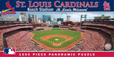 MasterPieces 1000 Piece Sports Jigsaw Puzzle - MLB St. Louis Cardinals Center View Panoramic - 13"x39" Masterpieces