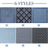 Hahafelt Sashiko Kit Sashiko Thread and Needles Thimble Denim Fabric Water Soluble Japanese Embroidery Kit for Beginners Hand Quilting and Mending, Sewing Supplies Hahafelt