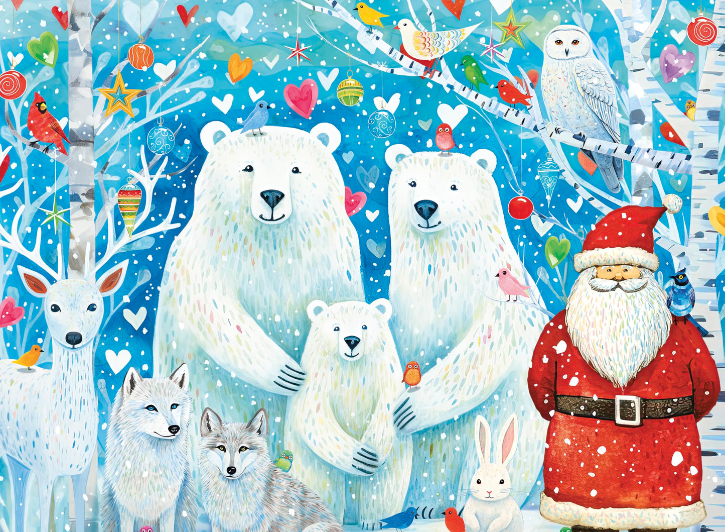 Ceaco - Holiday - Polar Portrait - 100 Piece Jigsaw Puzzle