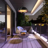 Hanging Patio Heater, Outdoor/Indoor Electric Infrared, Ceiling Heater with 3 Adjustable Modes 600W/900W/1500W. Paraheeter