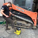 G. Gun Grease Gun - Quick and Easy Greasing - 10 Foot Flex Hose - LockNLube Grease Coupler Included - no Mess, no Waste - Industrial Strength Construction - 10,000 Psi Foot Operated LockNLube