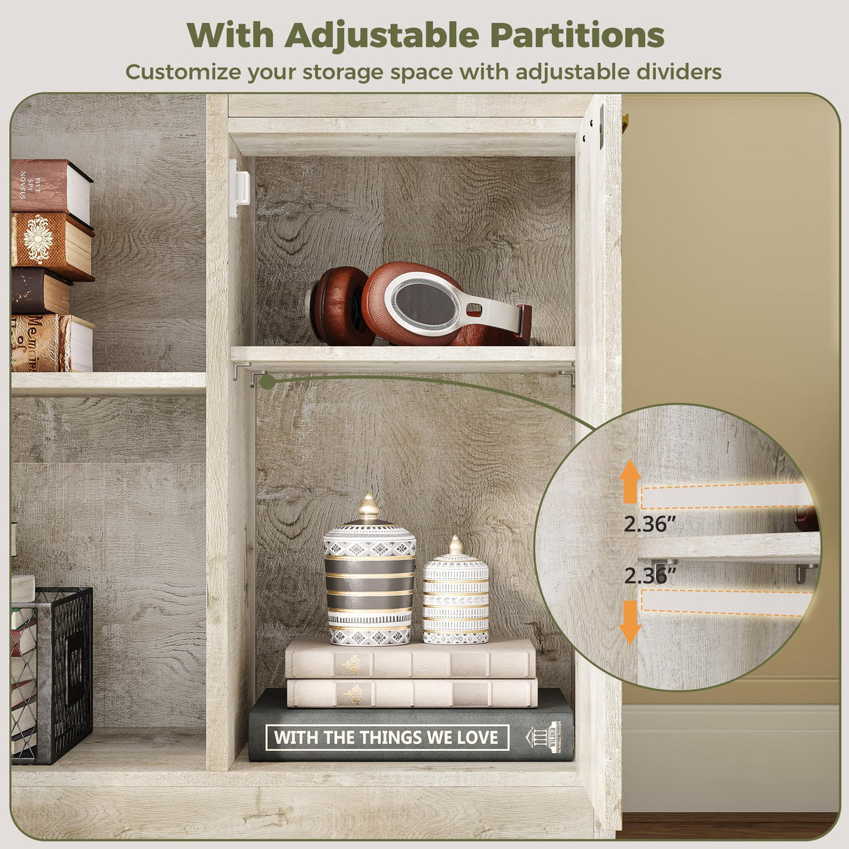 IRONCK Corner Bookshelf, 76" Tall Corner Bookshelves, 6 Tiers L-Shaped Bookcase with 10 Open Shelves and 2 Storage Drawers for Living Room or Home Office IRONCK