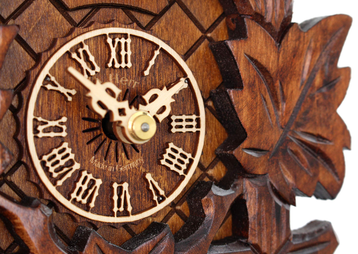 HerrZeit by Adolf Herr Cuckoo Clock - The Traditional Vine Leaves AH 80/1 HerrZeit by Adolf Herr